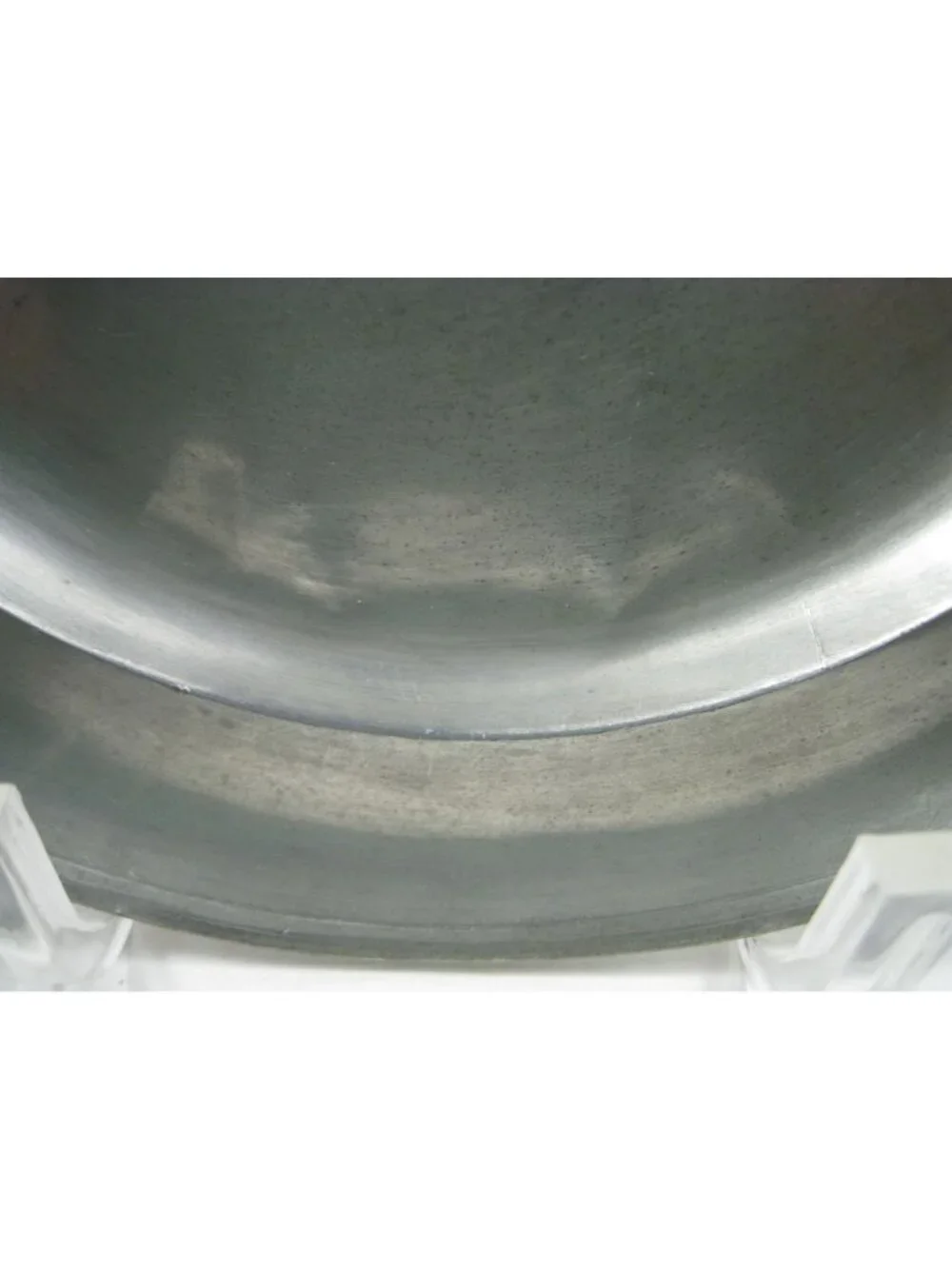 Zinn German Antique Pewter Plate Engraved Klenck 1839 Charger Home Georg Gonzler
